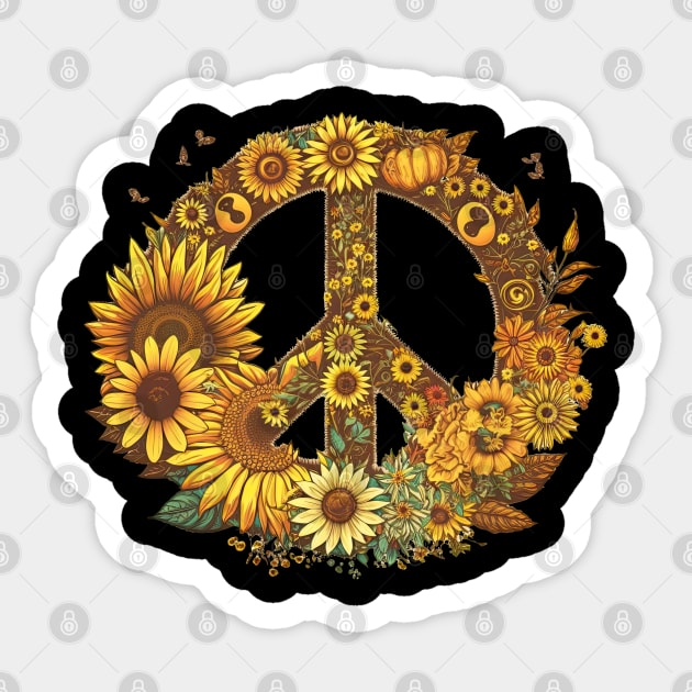 Peace Daisy Sticker by JayD World